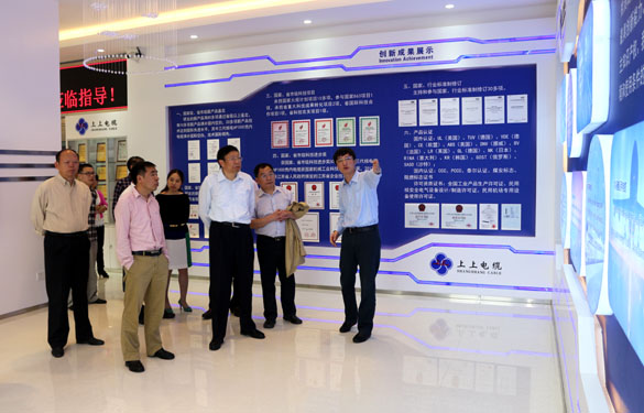 2015年5月8日，江蘇省政協(xié)領(lǐng)導(dǎo)、專家來上上電纜調(diào)研