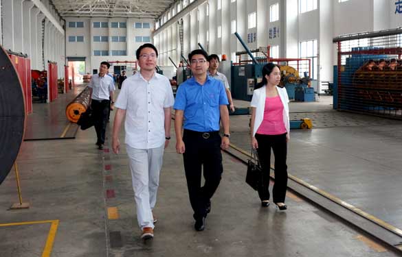 9月10日，溧陽(yáng)市副市長(zhǎng)陳安一行來(lái)上上電纜調(diào)研