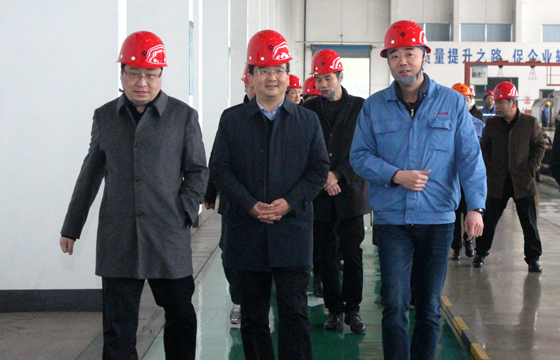 2020年12月8日，廣德市市委常委、常務副市長邱鐵軍一行來上上電纜考察